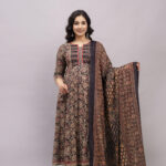 Anarkali dress ( Kurti+pant+dupptta )