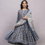 Anarkali dress ( Kurti+pant+dupptta )